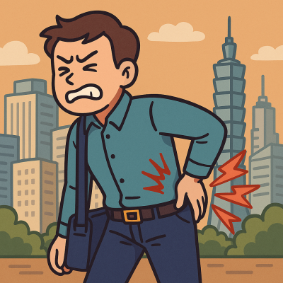 【台北信義下背痛整復推薦】長期久坐、久站下背痛？真正原因不是太累，而是「核心力線失衡」！