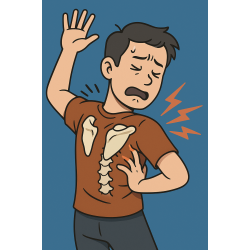 台南仁德肩胛骨卡卡爆發！手抬不高、後背緊到不行？根本原因不是肩膀，而是肩胛「滑不動」｜仁德整復推薦