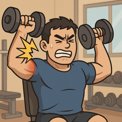 八德健身族肩推卡住、側平舉一抬就痛？ ——不是重量太重，而是肩膀「活動空間被鎖死」｜八德肩整復推薦