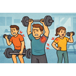 台中南屯健身族肩推卡住？ 不是肩膀太弱，是肩胛「沒跟上」｜整復觀點解析