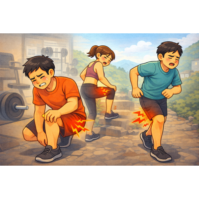 基隆信義區運動後膝蓋痠？ 不是運動傷害，是骨盆與下肢出力順序錯了｜整復解析