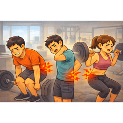 基隆中正區健身後下背痠？ 不是核心太弱，是骨盆與出力順序錯了｜整復解析