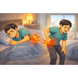 基隆安樂區早上起床腰痛？ 不是床墊問題，是骨盆整晚在撐｜整復解析