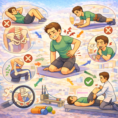 苗栗核心怎麼練都沒感覺？ 問題不在腹肌，而是「骨盆與呼吸沒有接上」