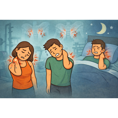 永和健身後肩頸硬到睡不好？ 問題不在肩頸，而是「上半身一直在代班出力」