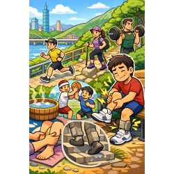 台北士林區運動後小腿硬到影響走路？ 問題不一定在小腿，而是整條下肢「彈性被用光了」