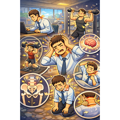 台北南港區健身後肩頸緊到頭痛？ 問題不只在肩頸，而是上半身「整個出力方向錯位」