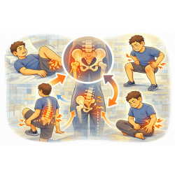 髖關節卡卡的？其實是骨盆與下背連動失衡