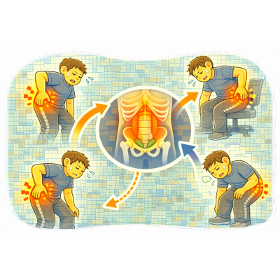 下背一直緊緊的？很多腰部緊繃其實是核心失去穩定