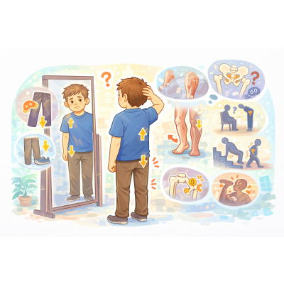 長短腳真的存在嗎?還是其實是身體歪掉了 長短腳真的存在嗎?還是其實是身體歪掉了
