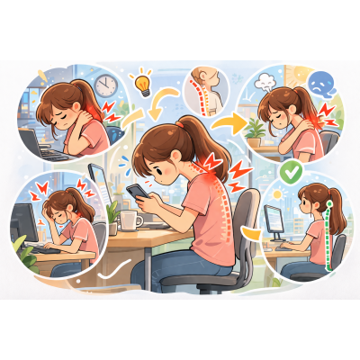 低頭族最容易忽略的身體警訊，你中了幾個？