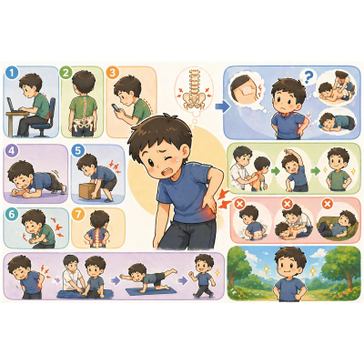 腰痛怎麼辦？7個原因＋改善方法一次看懂