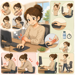 滑鼠手怎麼辦？上班族手肘痛不一定只是用電腦太久