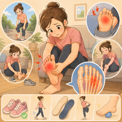 走路前腳掌刺痛？可能是足底神經瘤