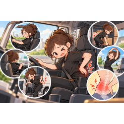 開車久了腰痛怎麼辦?職業駕駛最容易忽略的下背負荷 開車久了腰痛怎麼辦?職業駕駛最容易忽略的下背負荷